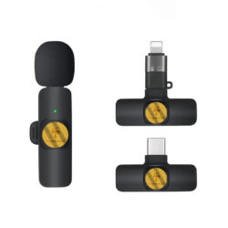 ست میکروفن بی سیم کروماکی لند مدل GO با درگاه اتصال Type C و Lightning